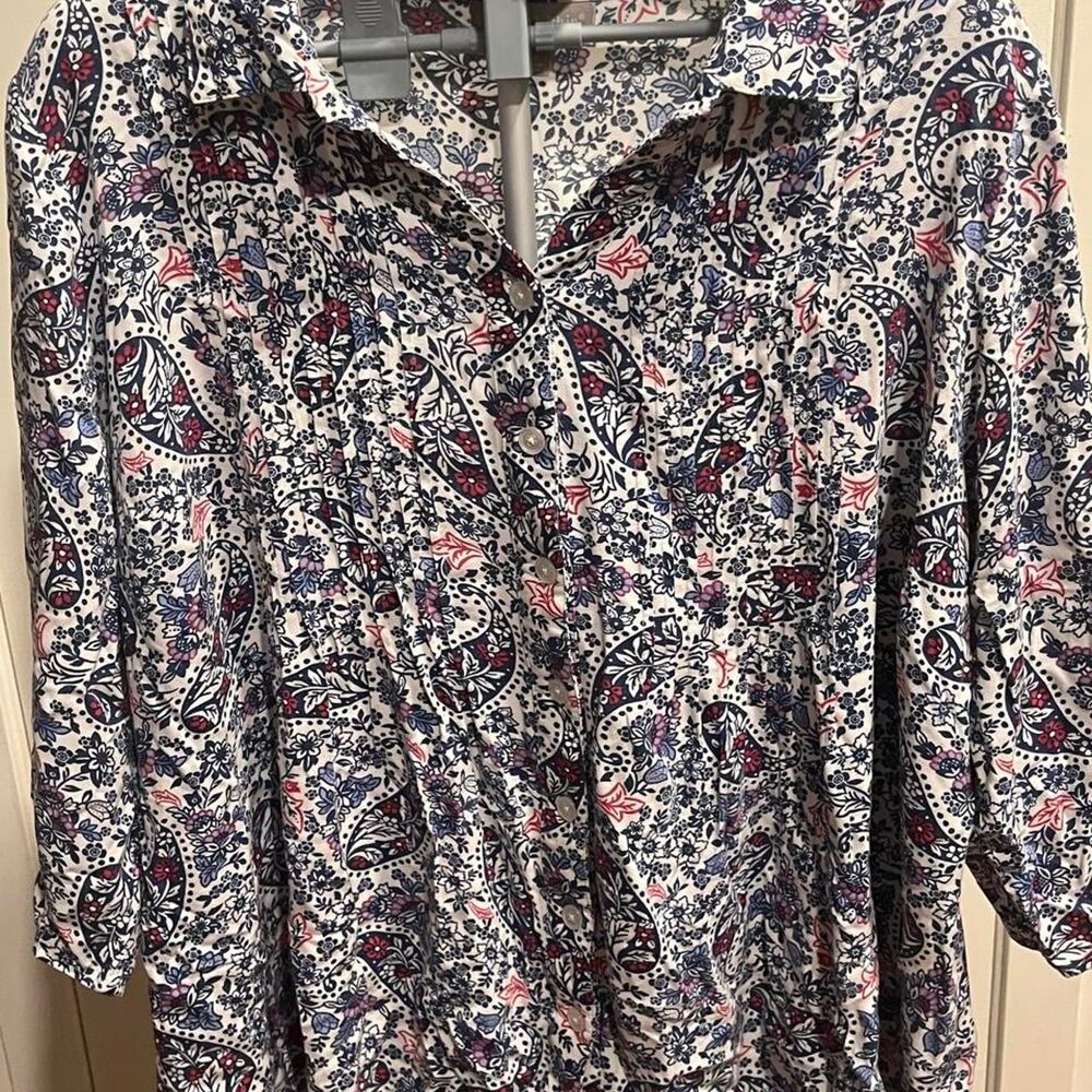 Woman-within Women's multi Blouse